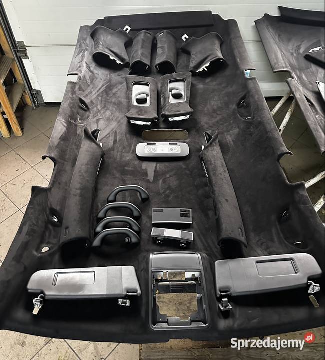 Nową czarna alcantara podsufitka Vw passat b6