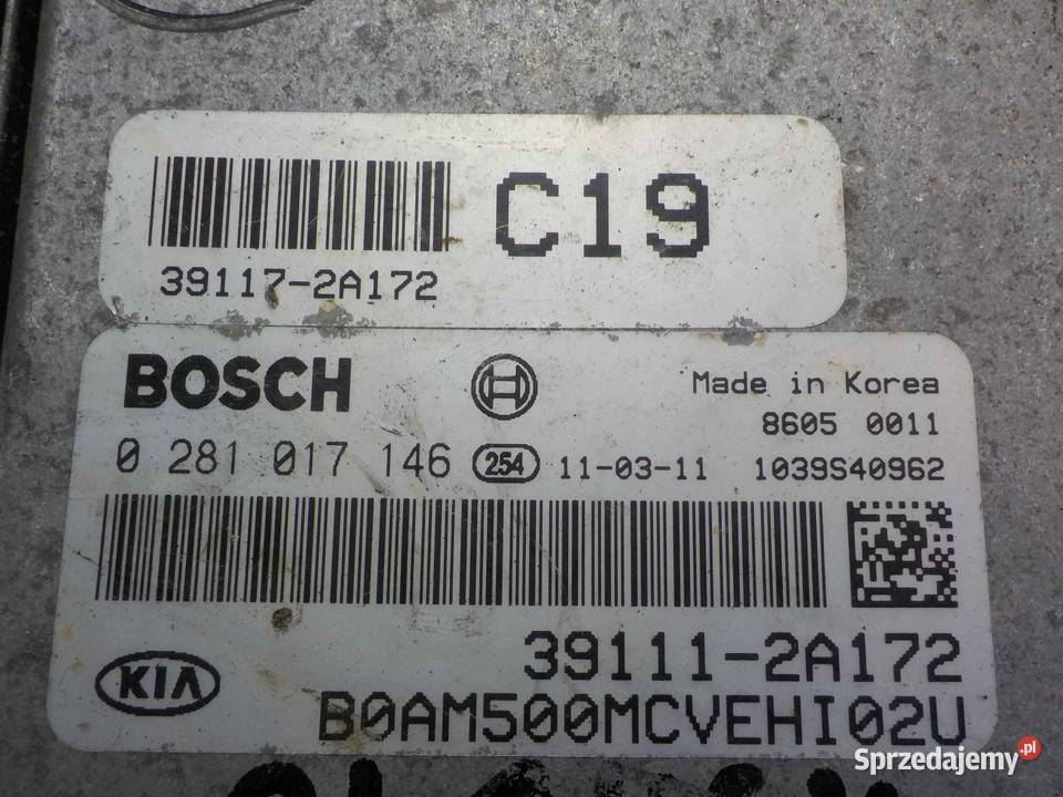 KIA SOUL I 16 CRDI 11r sterownik komputer Suków sprzedam