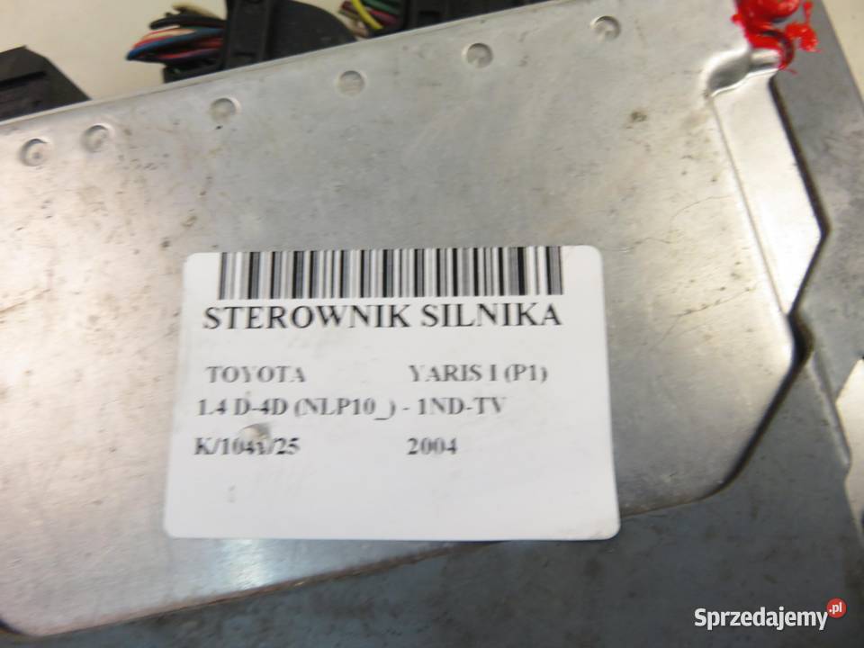 STEROWNIK TOYOTA YARIS I P1 14 D4D 0281011651