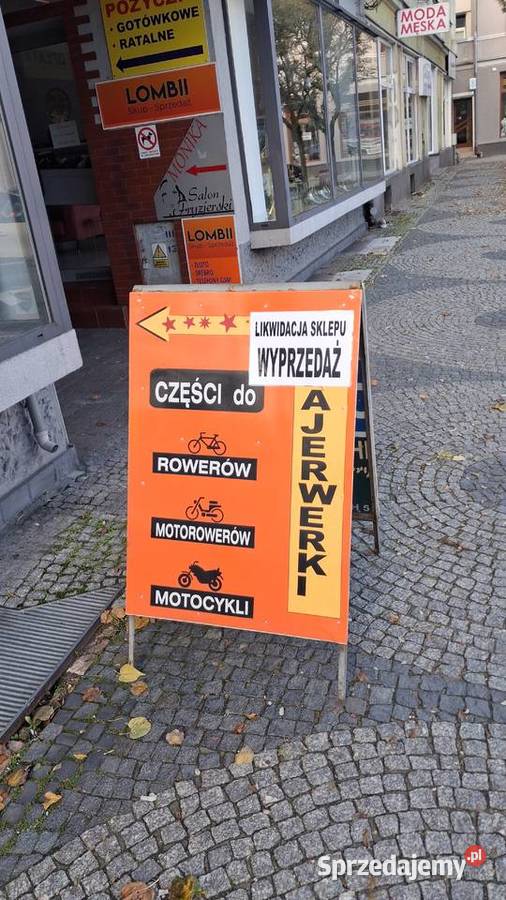 Likwidacja sklepu motorowerowego Września