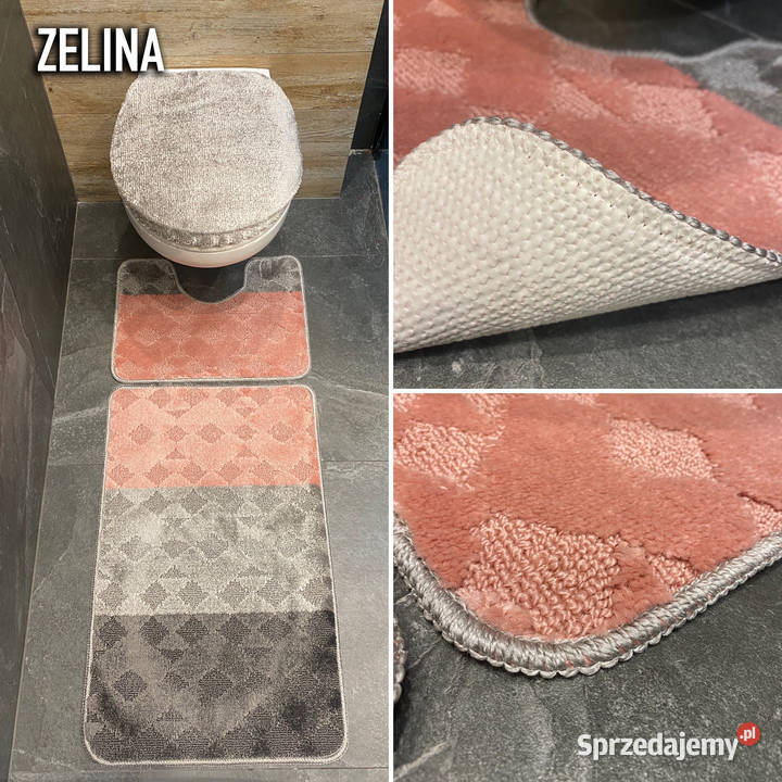 ZESTAW DYWANIKÓW ŁAZIENKOWYCH 50X80 ZELINA Białystok