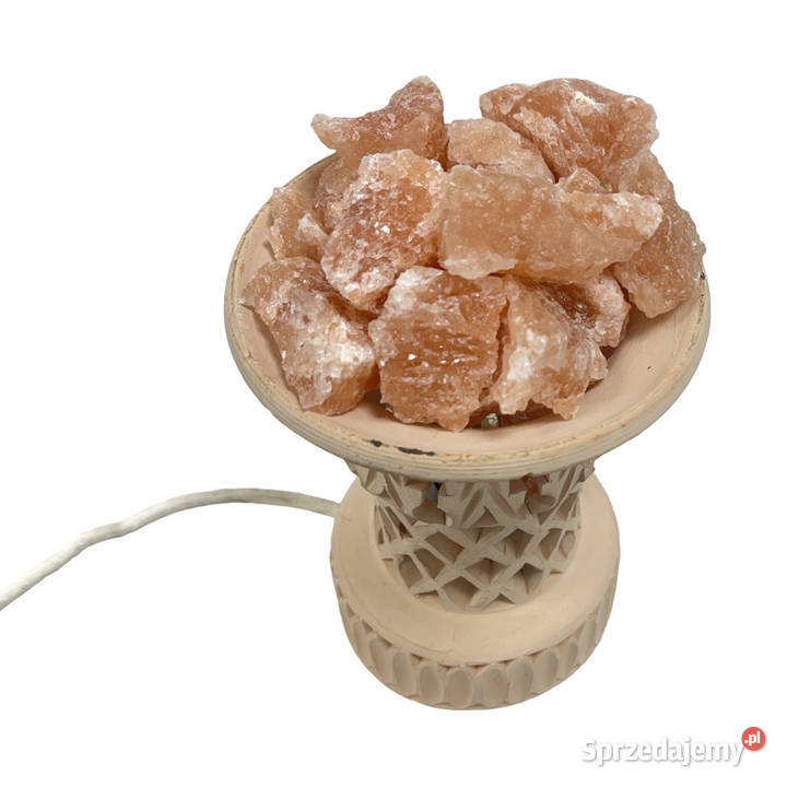 Rzeźbiona lampa solna z naturalnej soli Warszawa