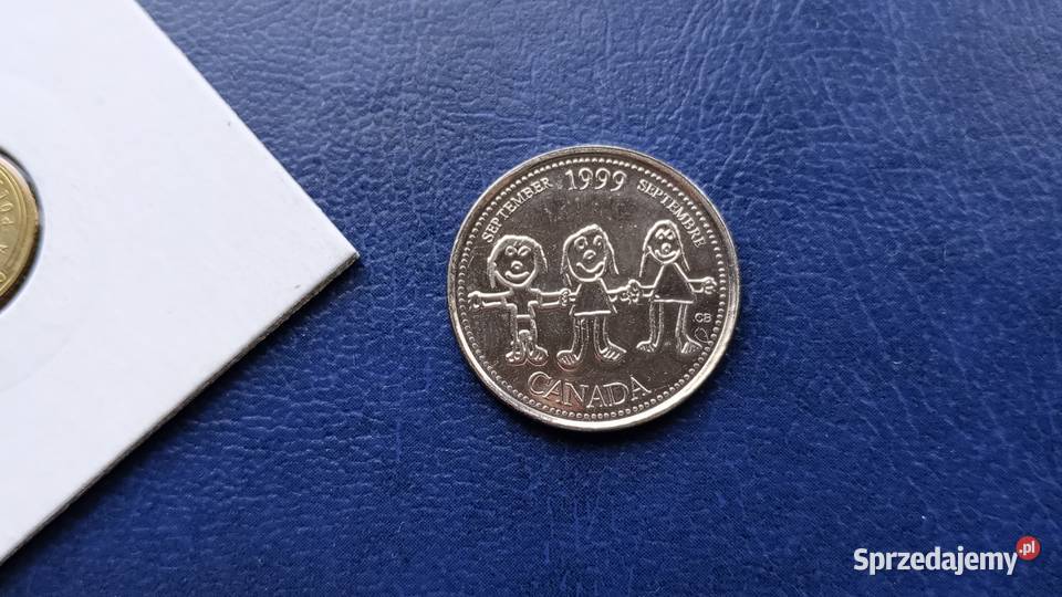 Stare monety 25 cent 1991 Kanada 1 Lesko