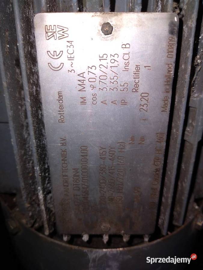 Motoreduktor z kołem ogumowanym 075kw 59obr Łuków