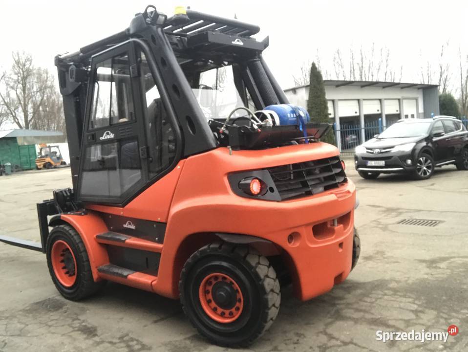 Linde H80 T Wózek widłowy używany 8 ton udźwigu gaz Elbląg sprzedam