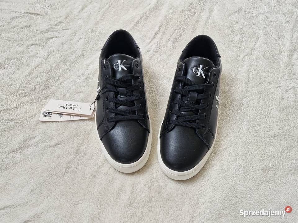 Nowe czarne buty sportowe męskie sneakersy