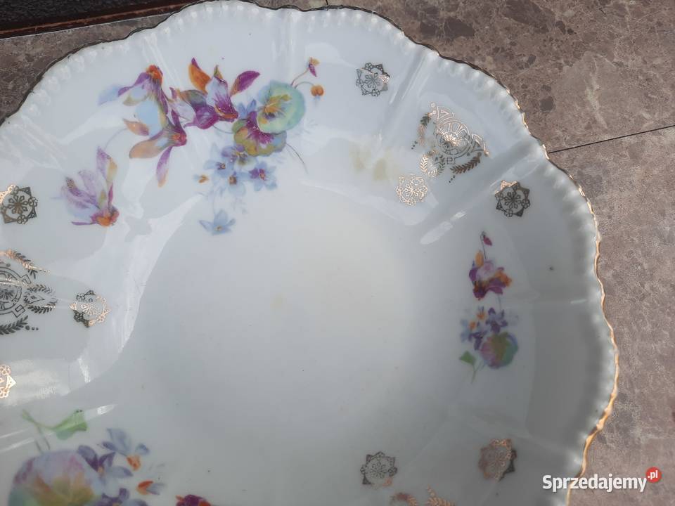 Miska koszyk porcelana K St T Silesia Steinmann Tczew