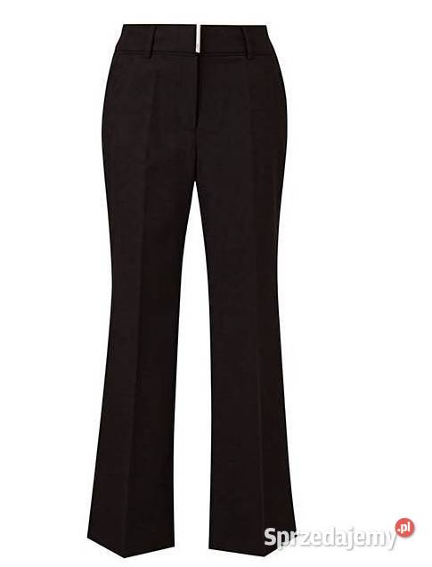 48 Eleganckie Spodnie damskie Tailored czarne Rozmiar 48 śląskie Gaszowice