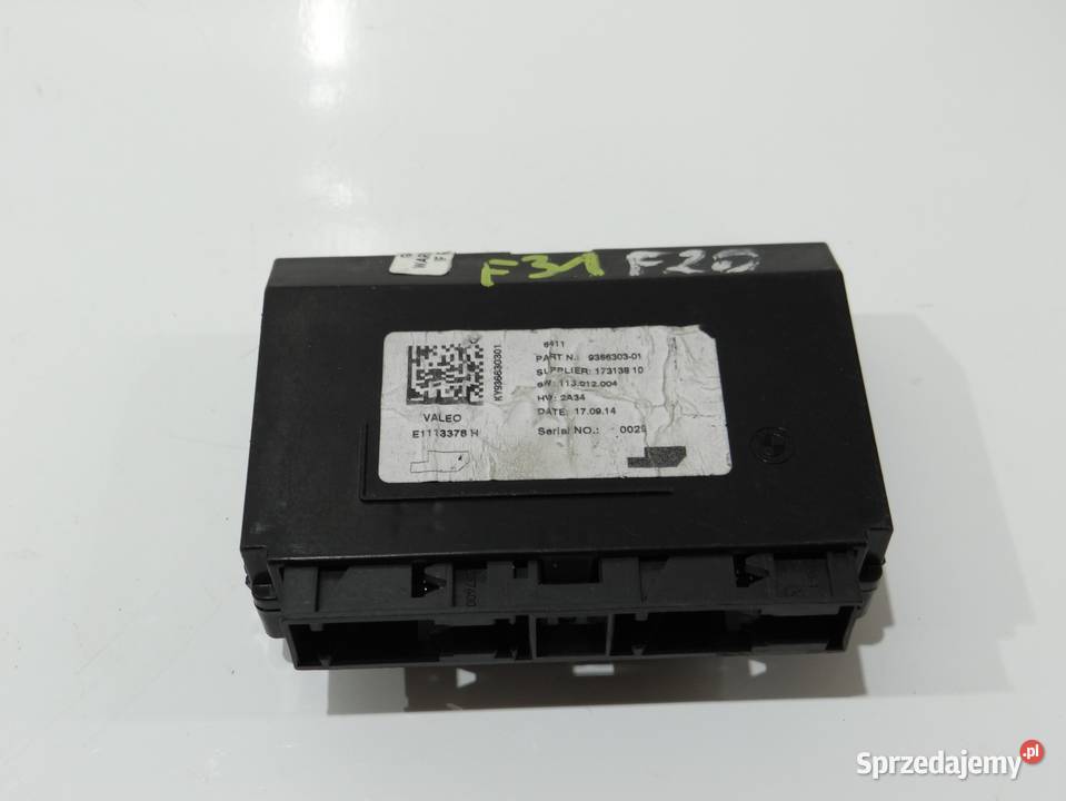 MODUŁ STEROWNIK KLIMTYZACJI BMW F30 F31 9366303 Strzyżewice