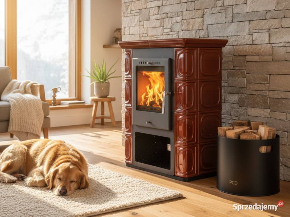 Piec piecyk kaflowy Thorma BORGHOLM Brązowy 7kw