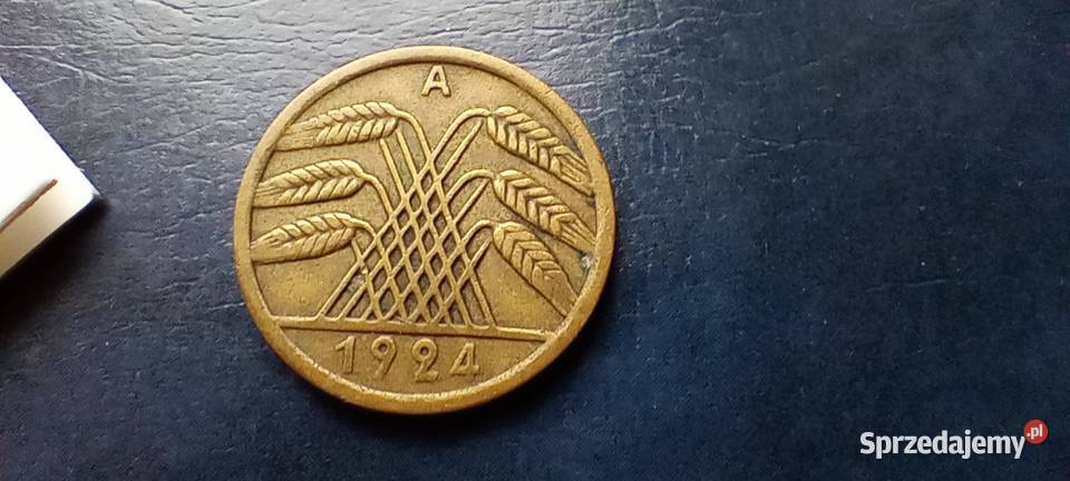 Stare monety 50 rentenfenig 1924 A Niemcy 2 Lesko