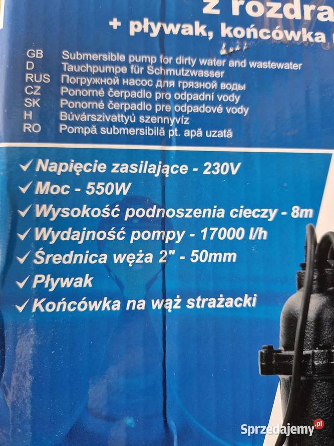 Pompa zanurzeniowa G81429 GEKO z pływakiem