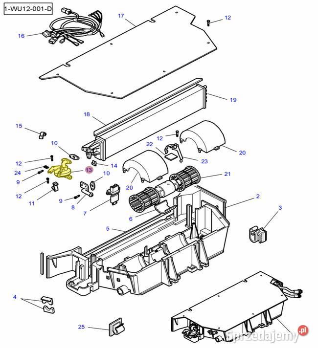 Zawór ogrzewania klimatyzacji Massey Ferguson Białystok sprzedam