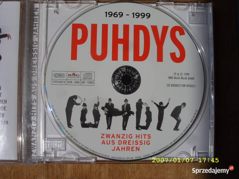 Ock kaseta CD PUHDYS 19691999 Wołów