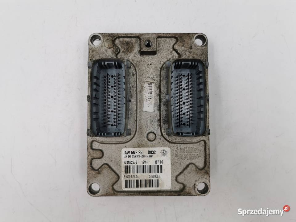 Sterownik Silnika Fiat Panda II 12 8v 51788361 mazowieckie Wyszków
