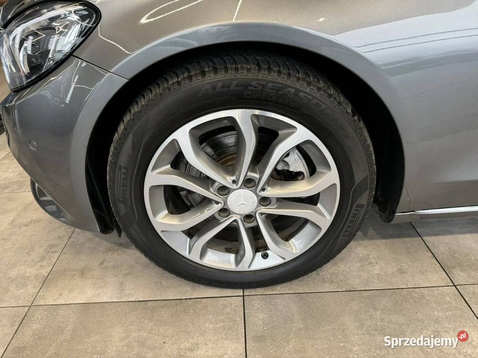 Mercedes C 200 T 20 184 automat 2016 r salon relingi dachowe Myślenice