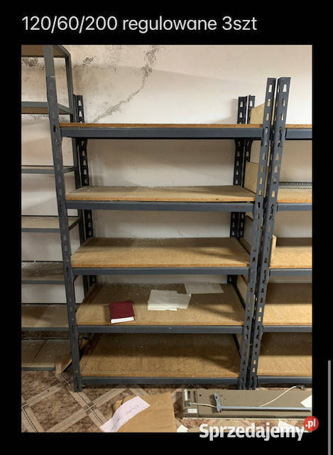 Regały magazynowe stalowe solidne ciężkie