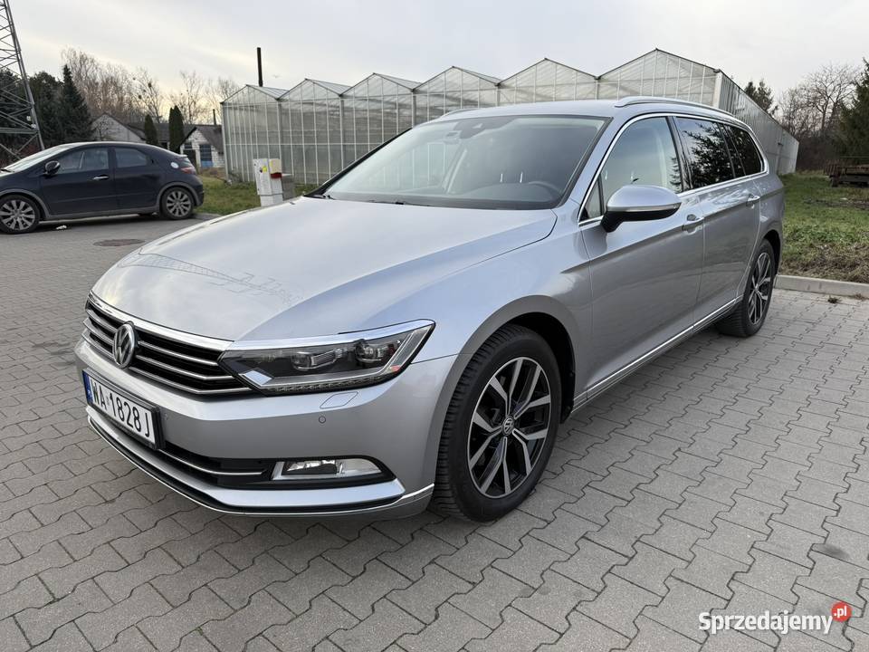 VW Passat B8 kombi 2017 benzyna 18 automat mazowieckie Warszawa
