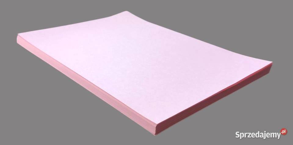 Papier ksero kolor różowy pastel 80g A4 100 Chrzanów