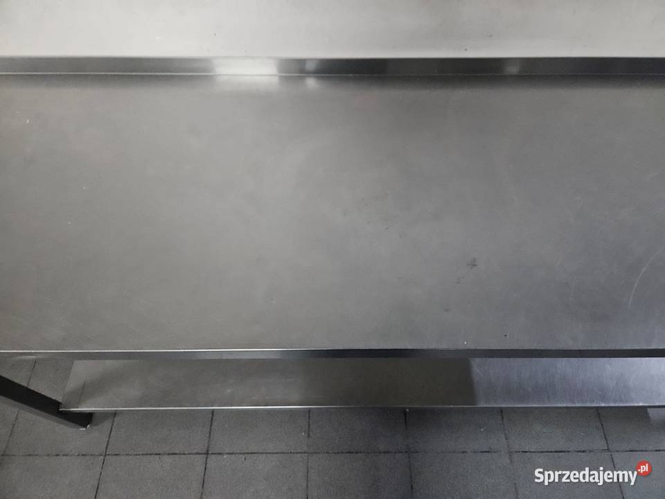 Stół gastronomiczny przyścienny roboczy z półką śląskie Pszczyna