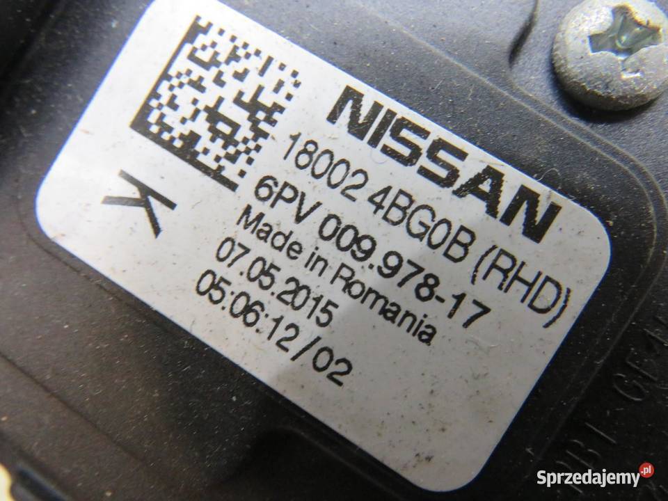 PEDAŁ GAZU POTECJOMETR QASHQAI J11 180024BG0B sprzedam
