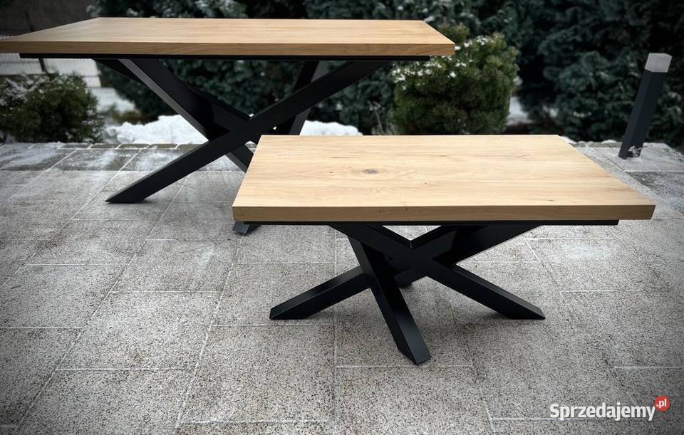 Stelaż do stołu stół dębowy stół pająk