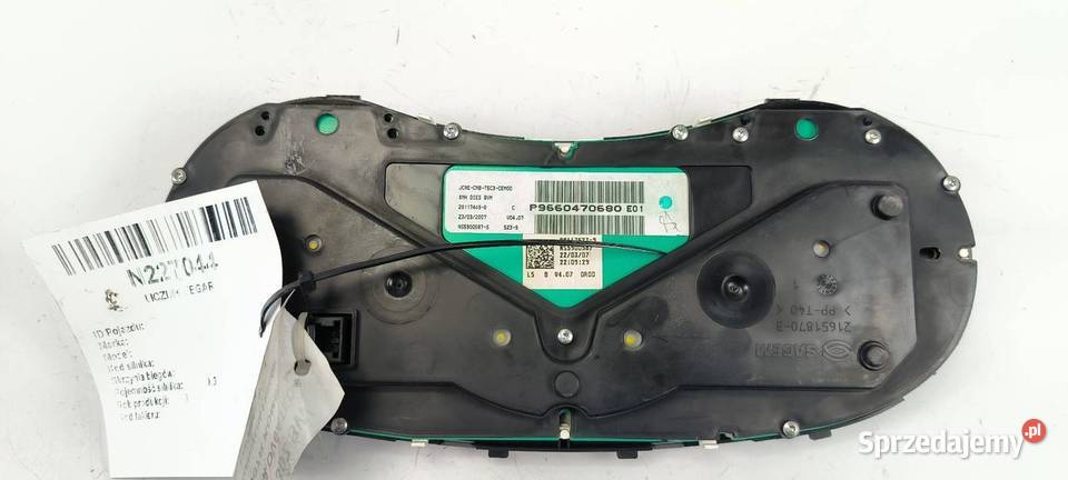 LICZNIK ZEGAR PEUGEOT 307 SW 9660470680 Lipno
