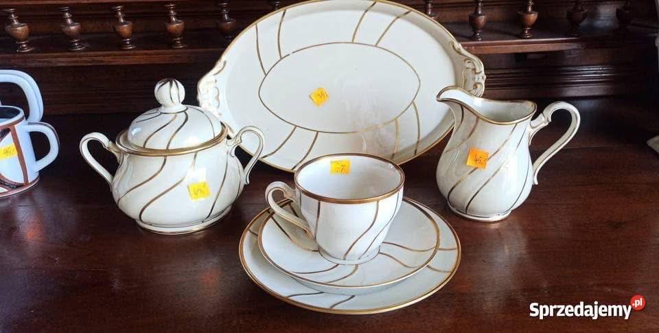 Filiżanka z talerzykiem KPM Kjobenhavn pomorskie Gdańsk