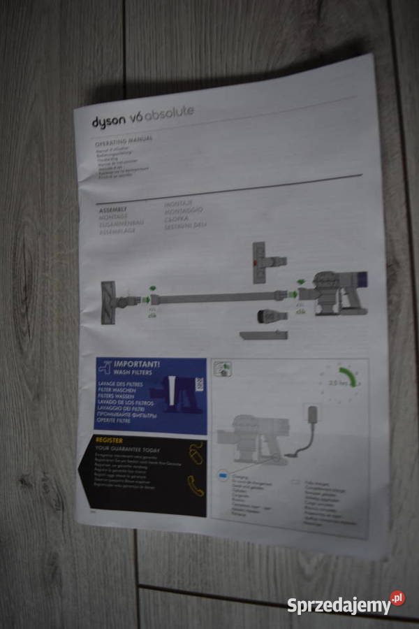 Odkurzacz Pionowy Oryginał DYSON 350W Okazja warmińsko-mazurskie Olsztyn