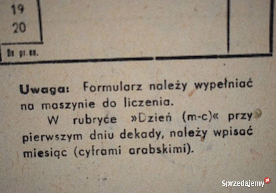 Stowarzyszenie Kupców Opałowych 1947 karta sprzedam