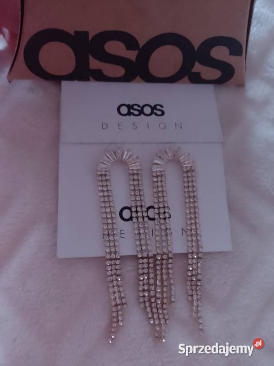 ASOS Długie bogato zdobione kolczyki z Londynu Kraków
