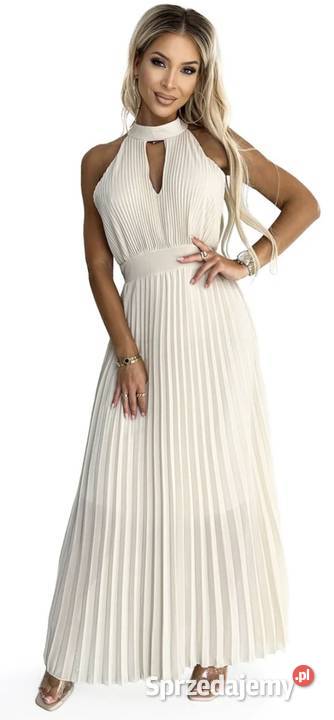 Plisowana sukienka MIDI Sm Plisowana  Śliwice