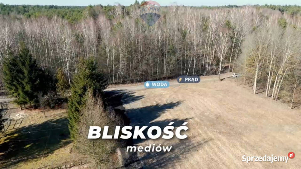 W połowie ogrodzona działka Grabina Radziwiłłowska