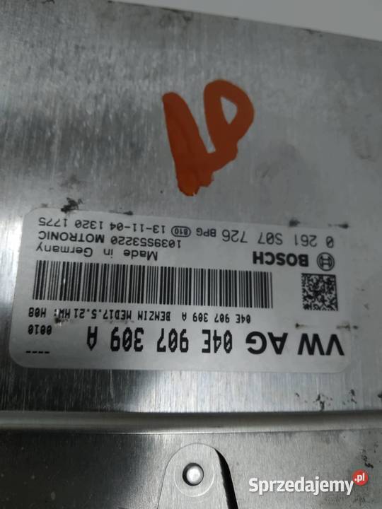 STEROWNIK SILNIKA 04E907309A 14 TSI 140 Skoda Układ paliwowy