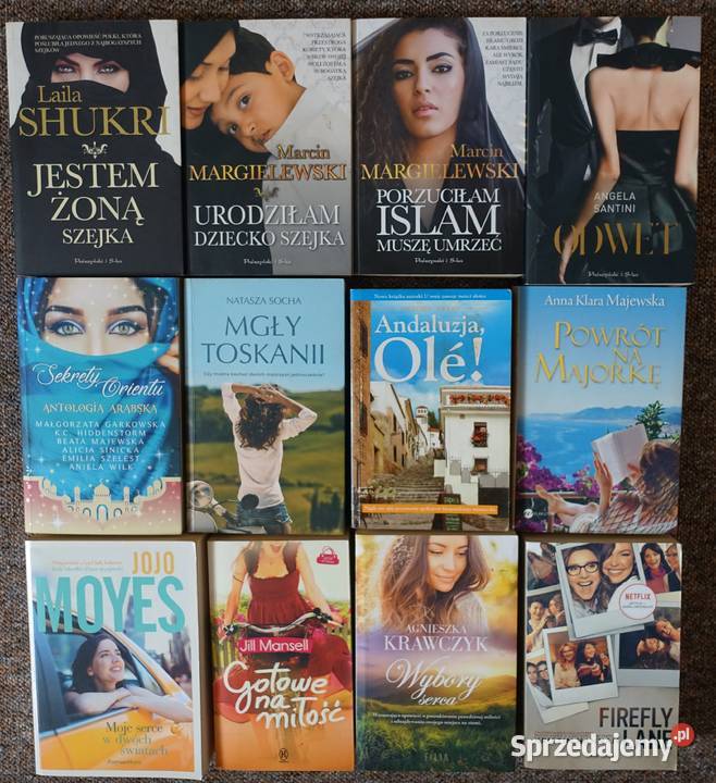 Zestaw 48 książek pań proza romans erotyka Kętrzyn