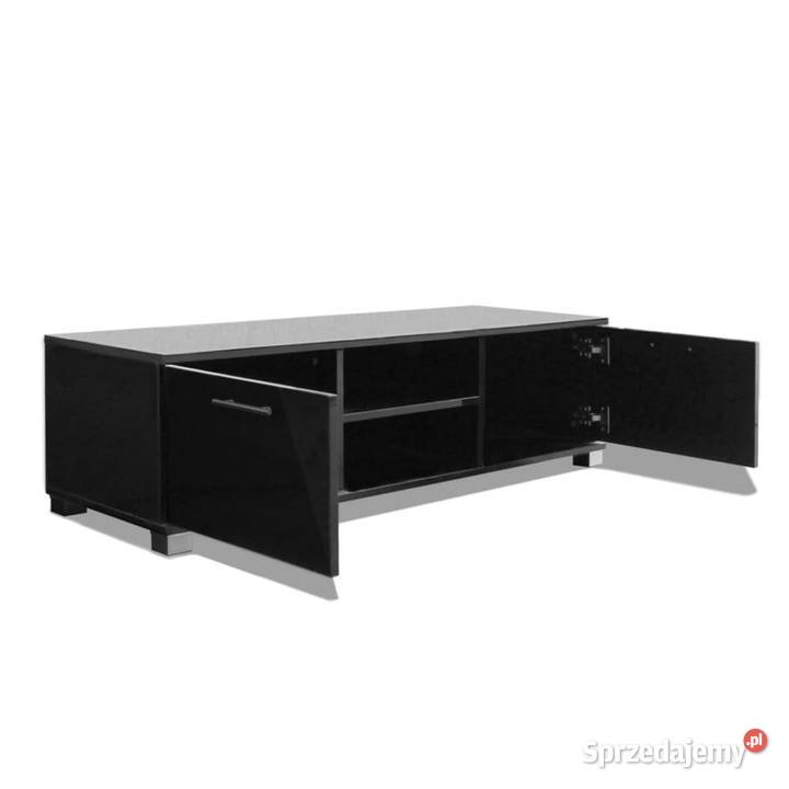 Szafka pod TV na wysoki połysk czarna 120x405x35 RTV sprzedam