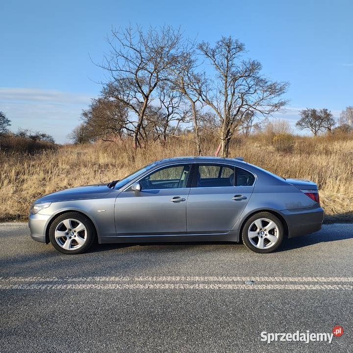 BMW E60 530D Bogata Keyless HUD Historia Seria 5 Jaworzno