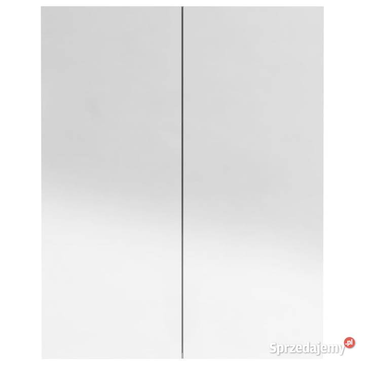 Szafka łazienkowa z lustrem 60x15x75 MDF czerń z mazowieckie