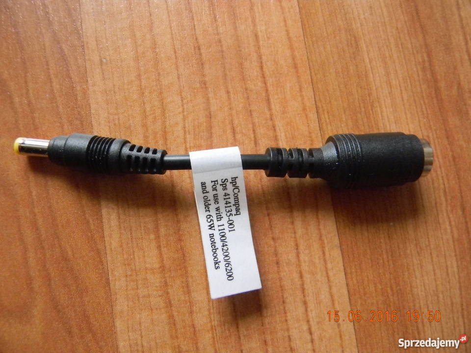 Przejściówka kabla zasilania HPCompaq dongle Gorzów Wielkopolski