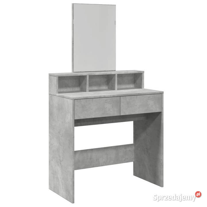 Toaletka z lustrem szarość betonu 80x41x1445 mazowieckie Warszawa sprzedam
