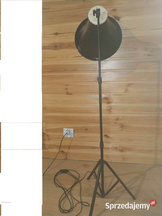 Dekoracyjna lampa stojąca z płyty winylowej E27 śląskie Choroń