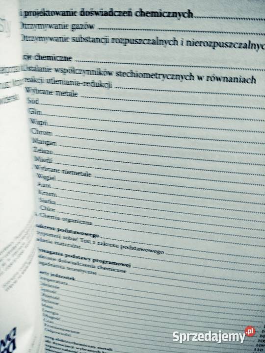 To jest chemia niezbędnik matura podręcznik Warszawa