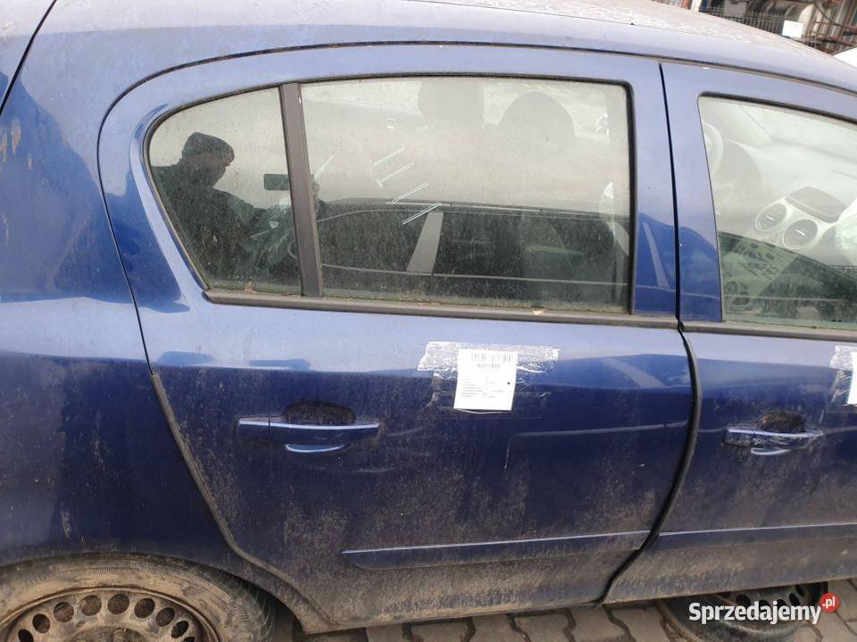 DRZWI PRAWE TYŁ OPEL CORSA D 4CU Lipno