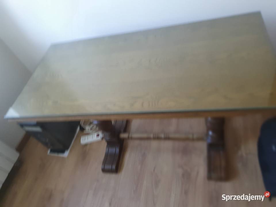Stół rozkładany ława drewniany retro PRL mazowieckie Warszawa
