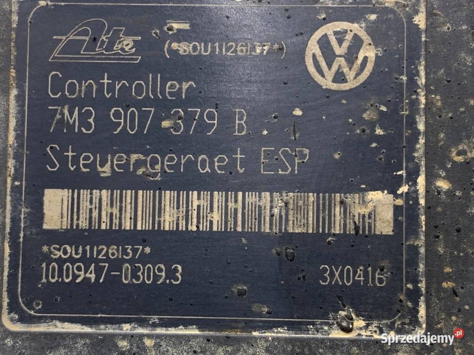 POMPA ABS VW SHARAN 7M3907379B 19 115 9510 osobowe sprzedam