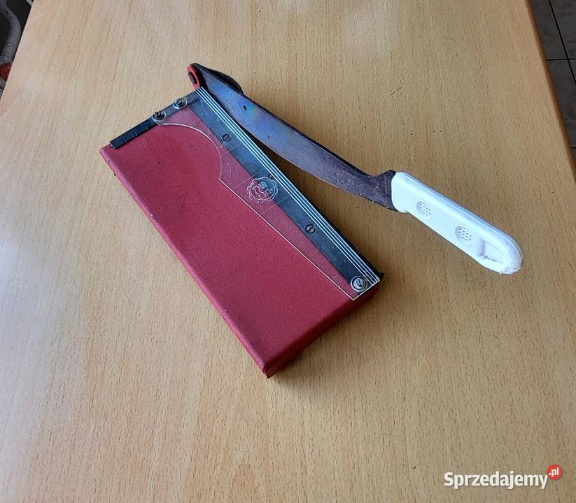 Stara gilotynka do zdjęć Czasy PRL Włodawa