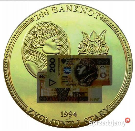 3 x Moneta Medal Banknot 10 Mieszko 20 Chrobry sprzedam