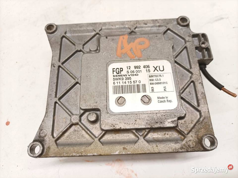 STEROWNIK SILNIKA 12992406 18 B 140 Opel Zafira Sterowniki świętokrzyskie