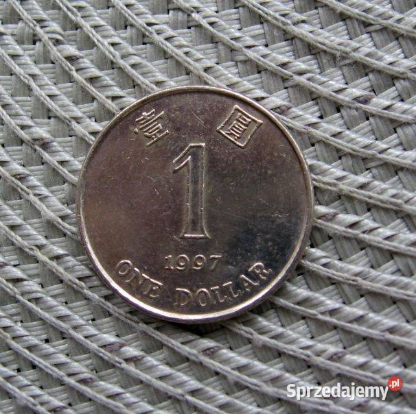 Hong kong 1 Dolar 1997r Numizmatyka Kalisz