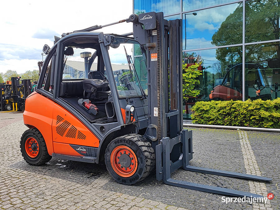 wózek widłowy Linde H50D02 diesel 5 t duplex 31 Kęty sprzedam